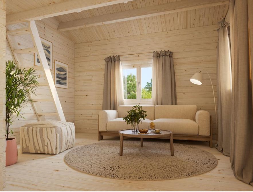 Emily 40,1+5,2 m² interieur 2