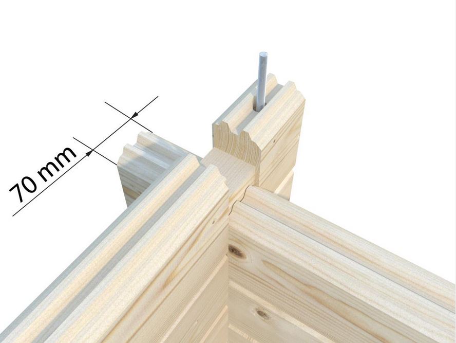 Emily 40,1+5,2 m² structure