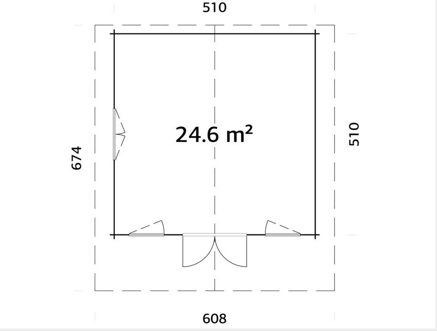 Helena 24,6 m² Plan