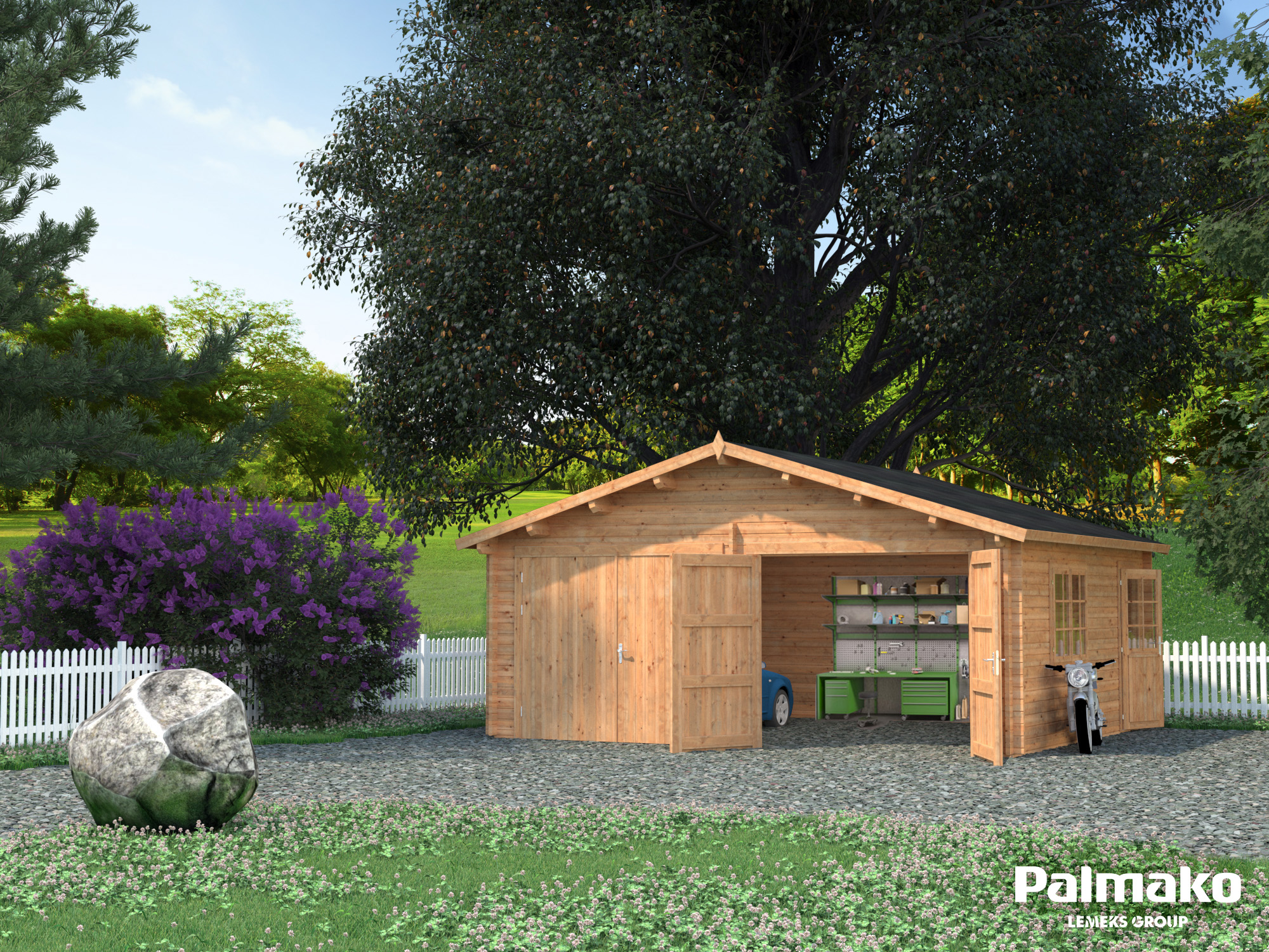 142_Palmako_garage_Roger_28.4_m2_with_wooden_gate_BNDIP_wb