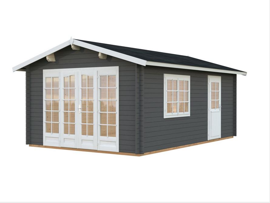 Irene 19 m² anthracite et blanc - Copie