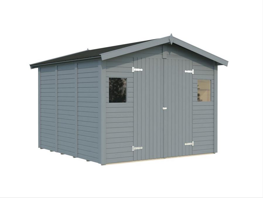 Dan 7.5 m² peint gris