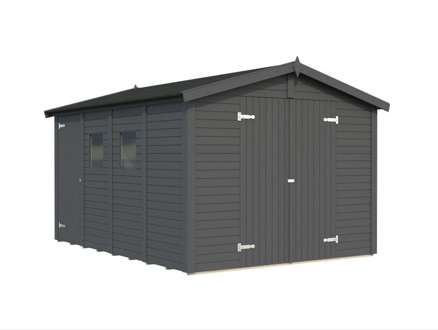 Dan 9.9m² peint anthracite