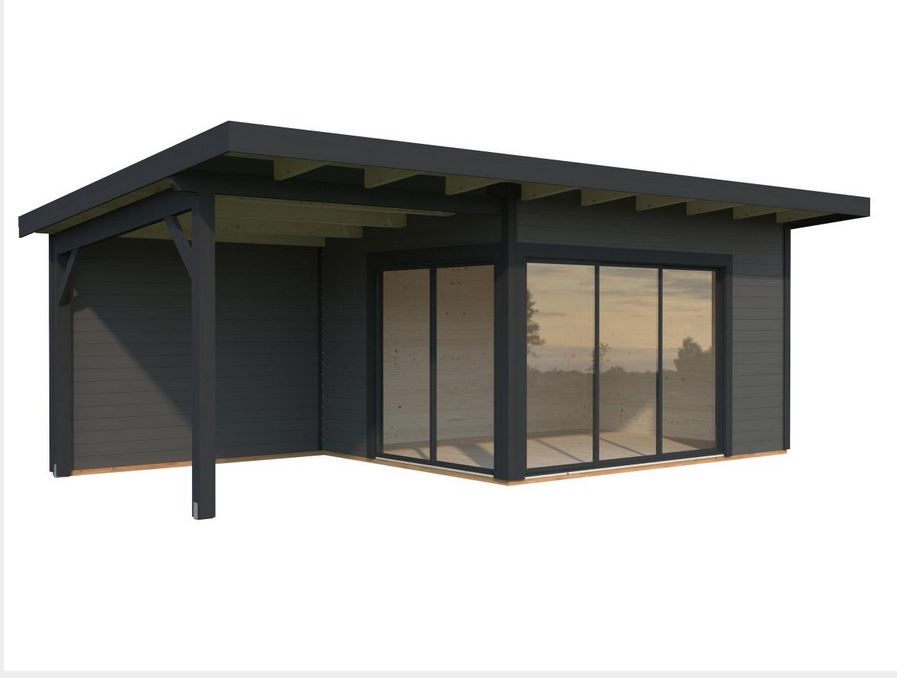 Andrea 11.2 + 7.9 m² peint anthracite