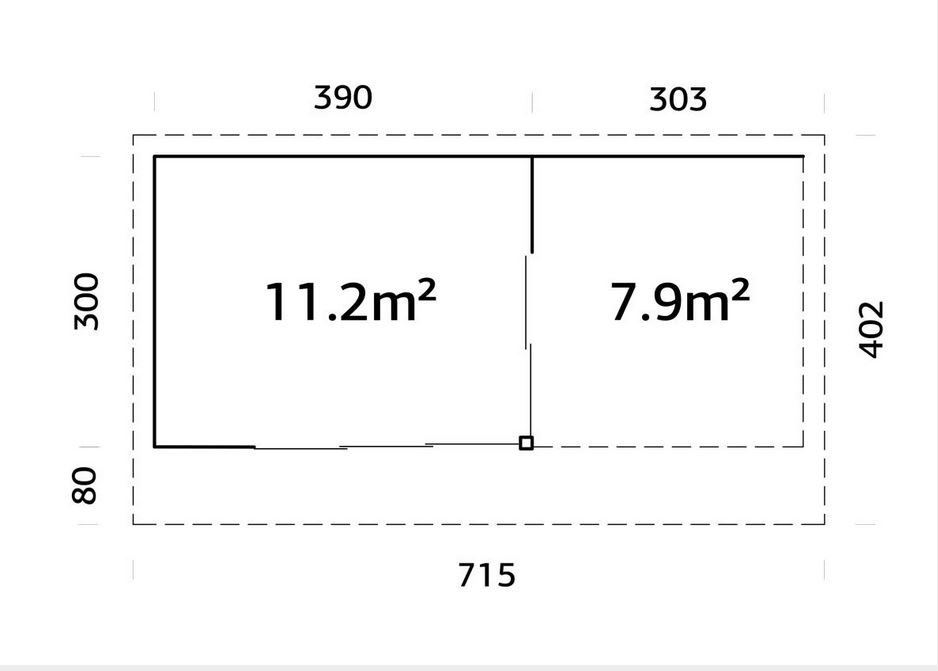 Andrea 11.2 + 7.9 m² plan 2