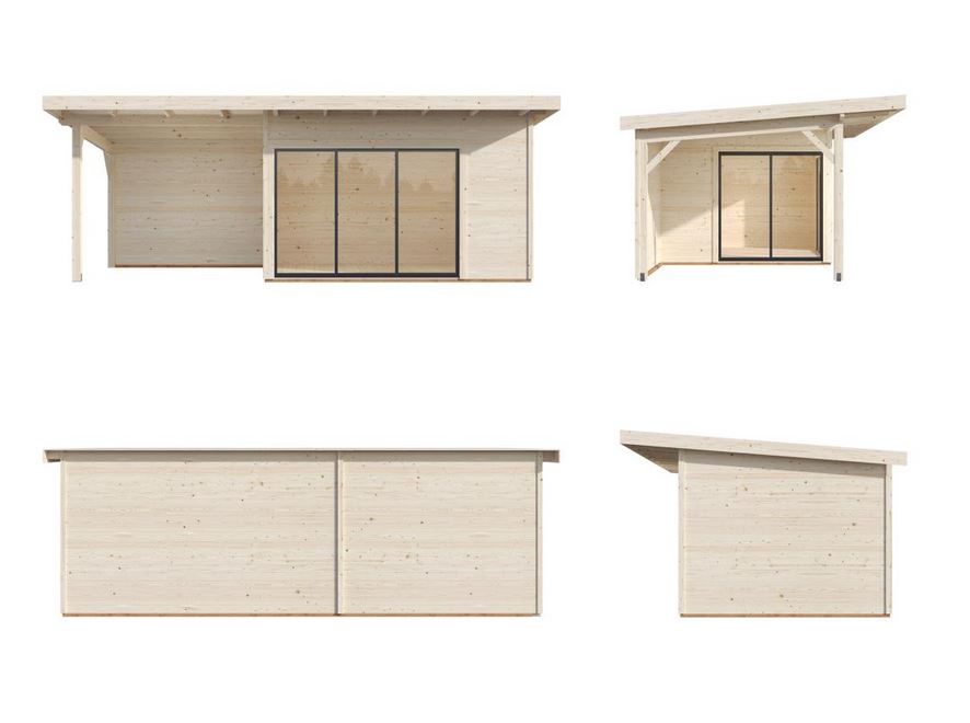 Andrea 11.2 + 7.9 m² plan de murs