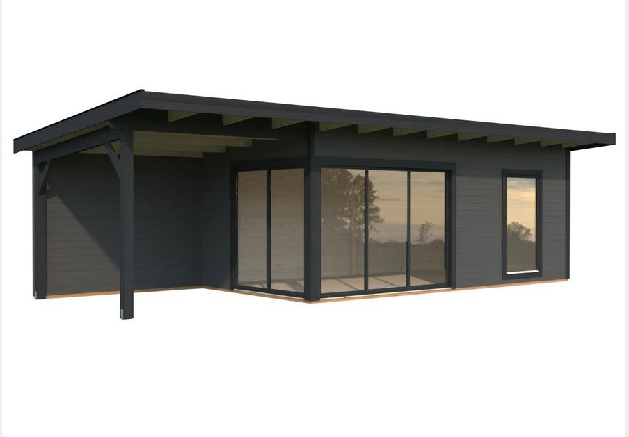 Andrea 17.1 + 7.9m² peint anthracite