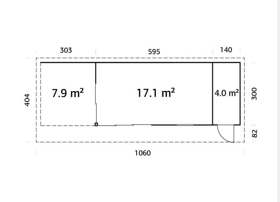 Andrea 21.1 +7.9 m² plan 1