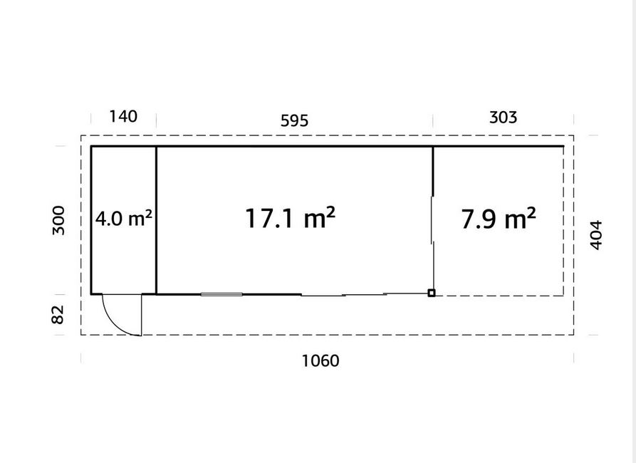 Andrea 21.1 + 7.9 m² plan 2