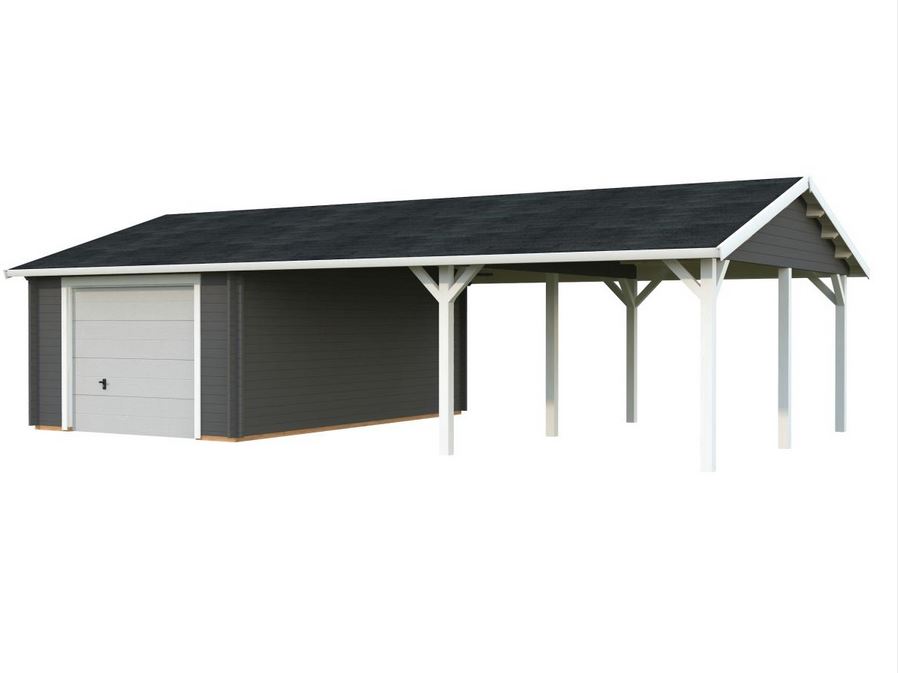 Roger 19+ 33.2m² porte sectionnelle peint anthracite