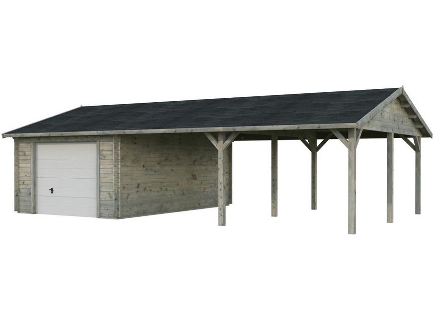 Roger 19+ 33.2m² porte sectionnelle traité gris