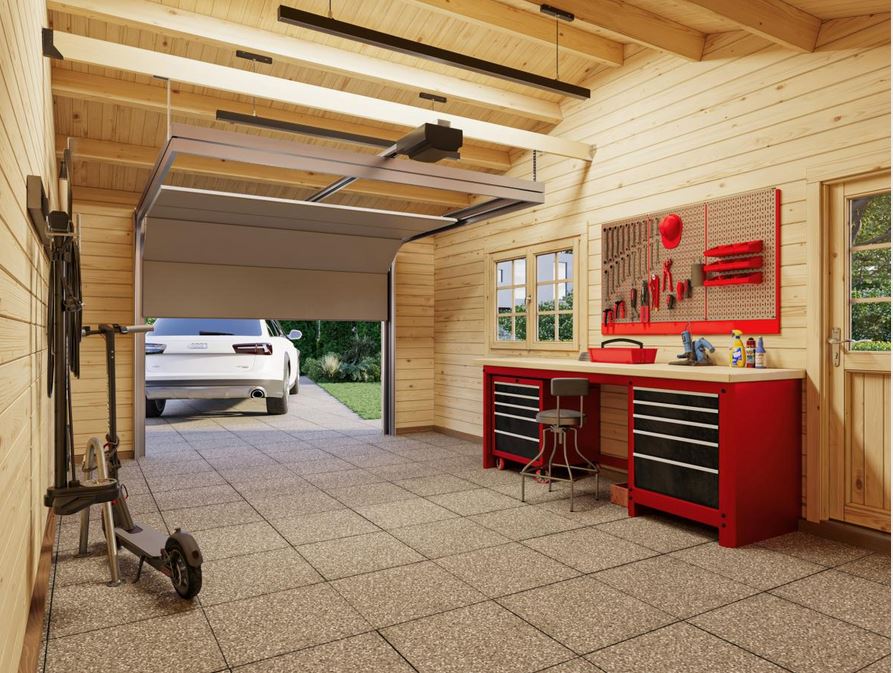 Roger 19+33.2m² porte sectionnelle interieur