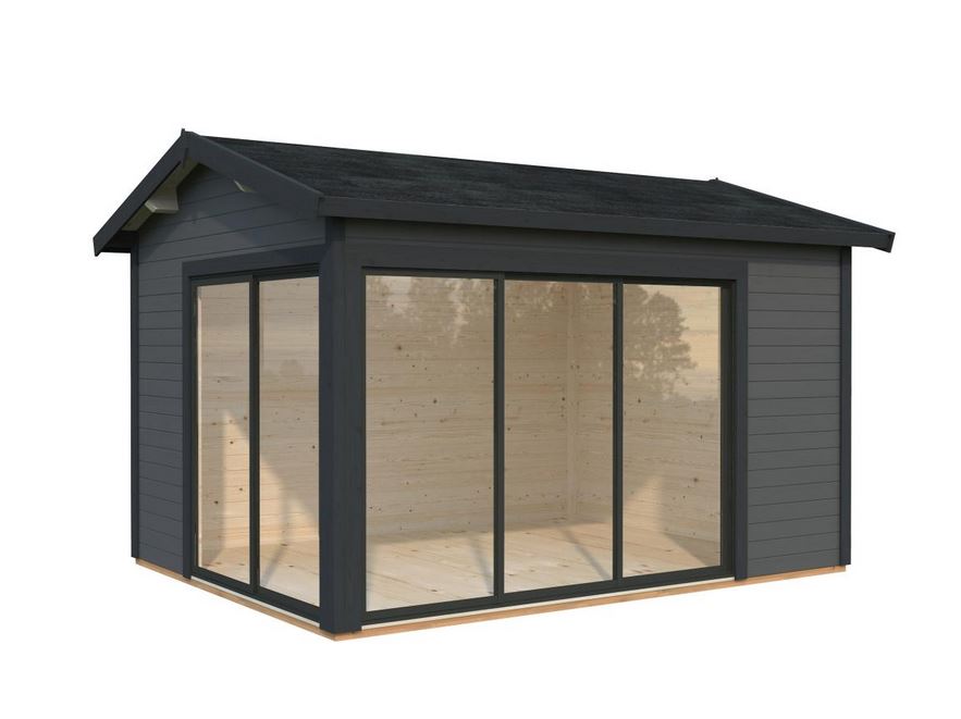 Amanda 11.2 m² peint anthracite