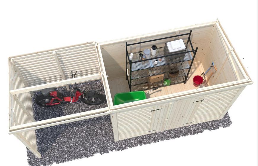 Leif 4.5 + 2.9 m² vue 3D